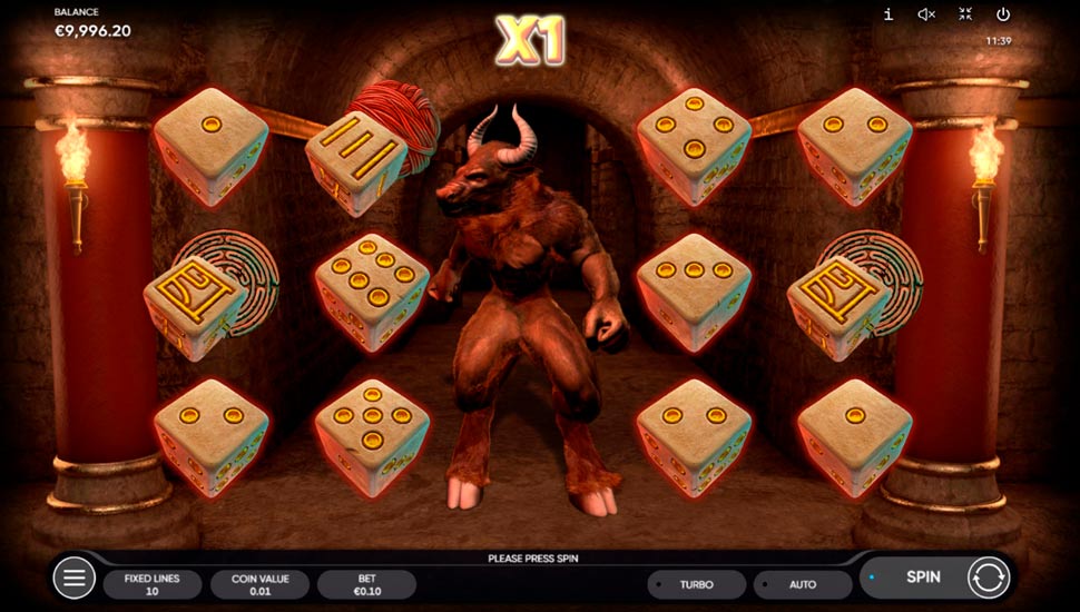 Minotauros Dice slot Re-Spins Feature