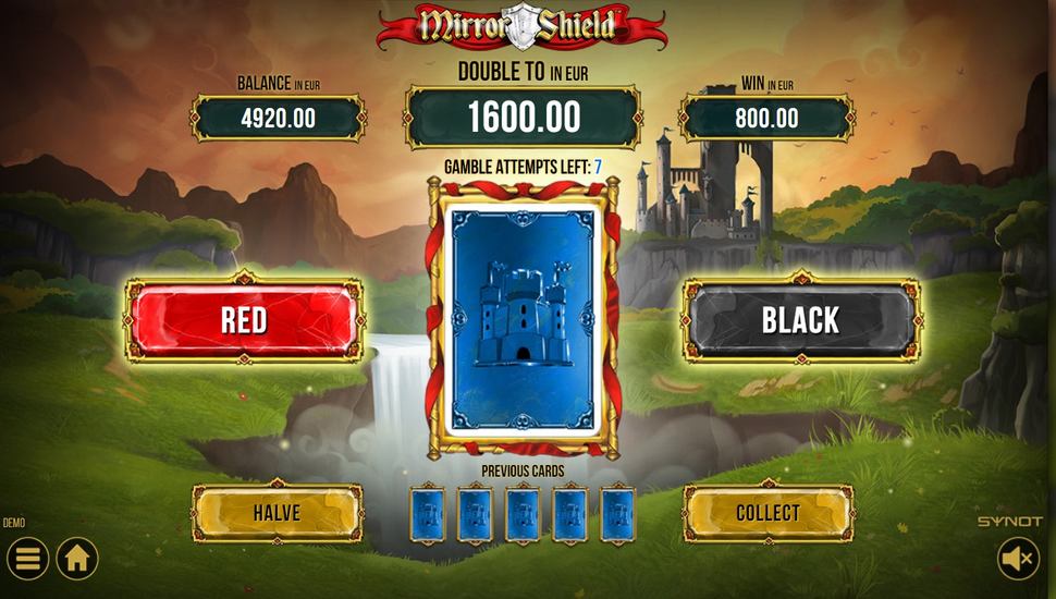 Mirror Shield Slot - Gamble Feature