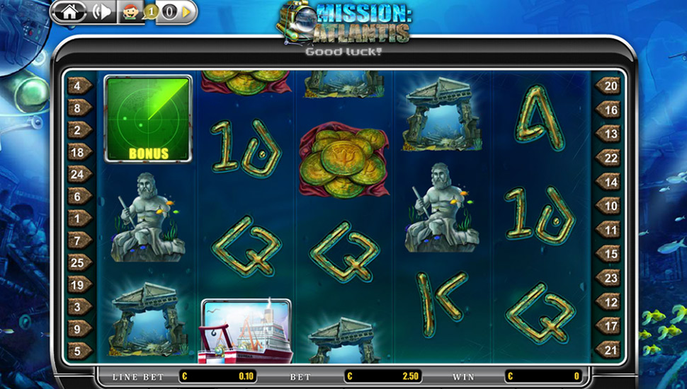 Mission: Atlantis Slot preview