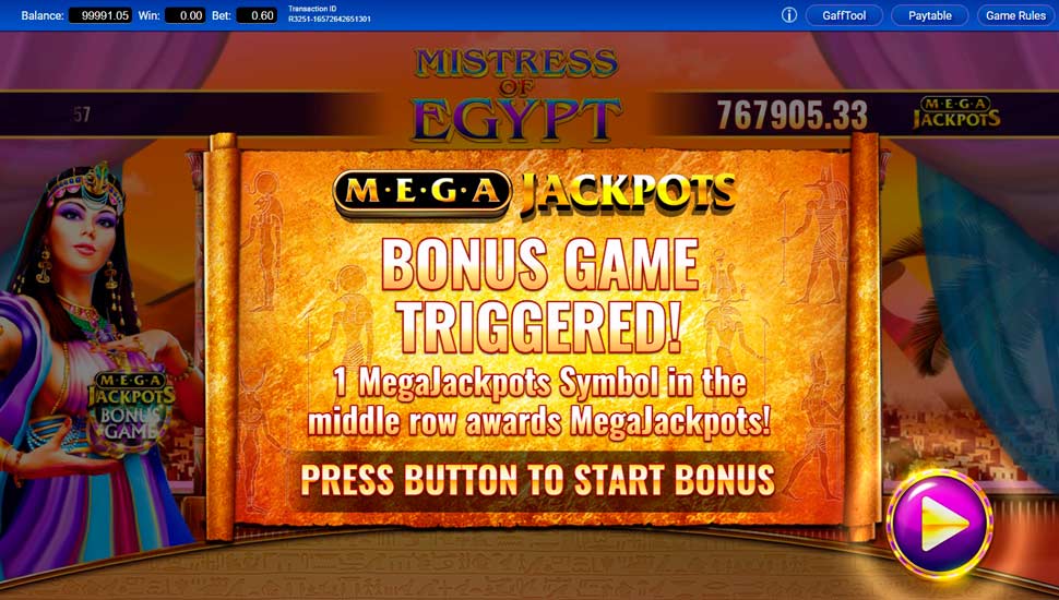 Mistress of egypt megajackpots slot - MegaJackpots