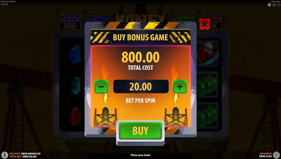 Money Pipe Free Play in Demo Mode