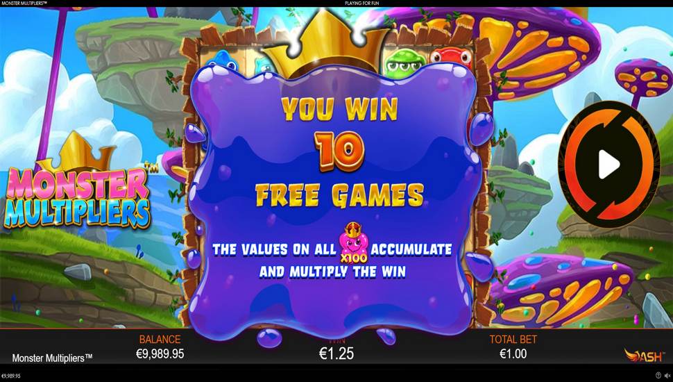 Monster Multipliers Slot - Free Spins
