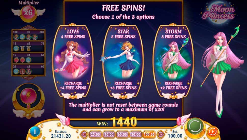 Moon princess Slot - Free Spins