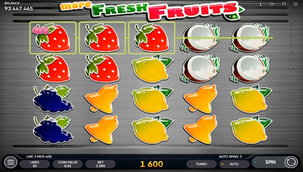 More Fresh Fruits Slot by Endorphina Free Demo Play