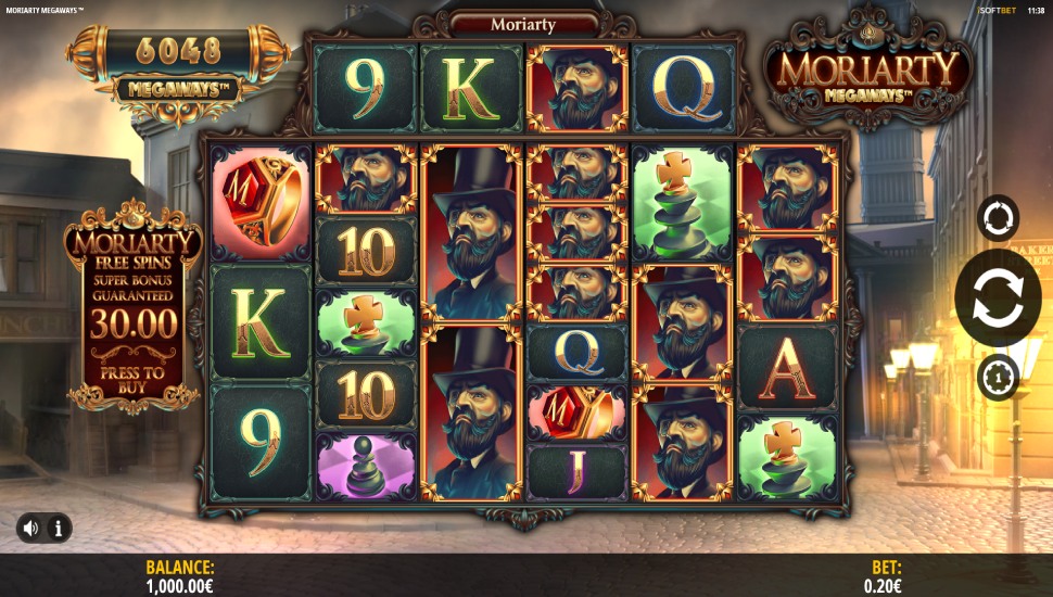 Moriarty Megaways slot by iSoftBet preview