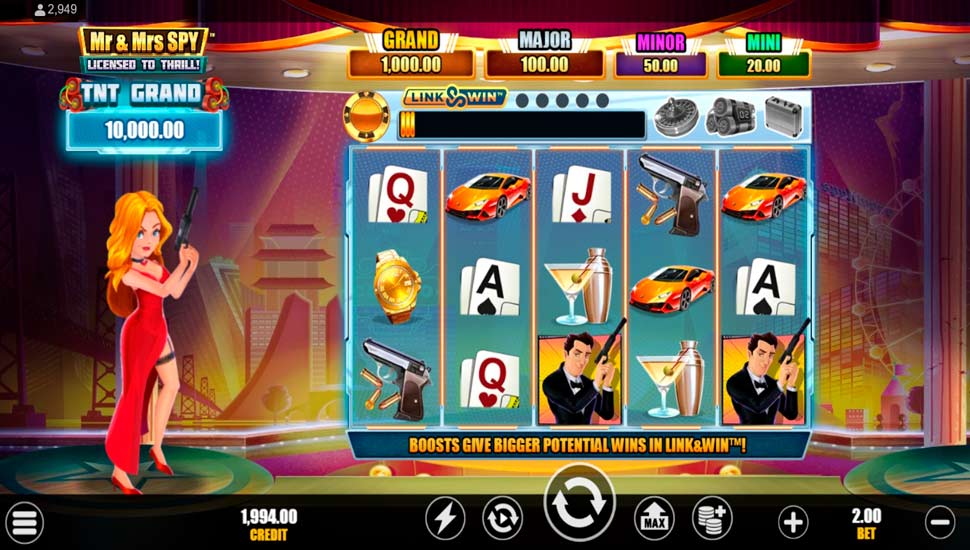 Mr & Mrs Spy Slot - Review, Free & Demo Play preview
