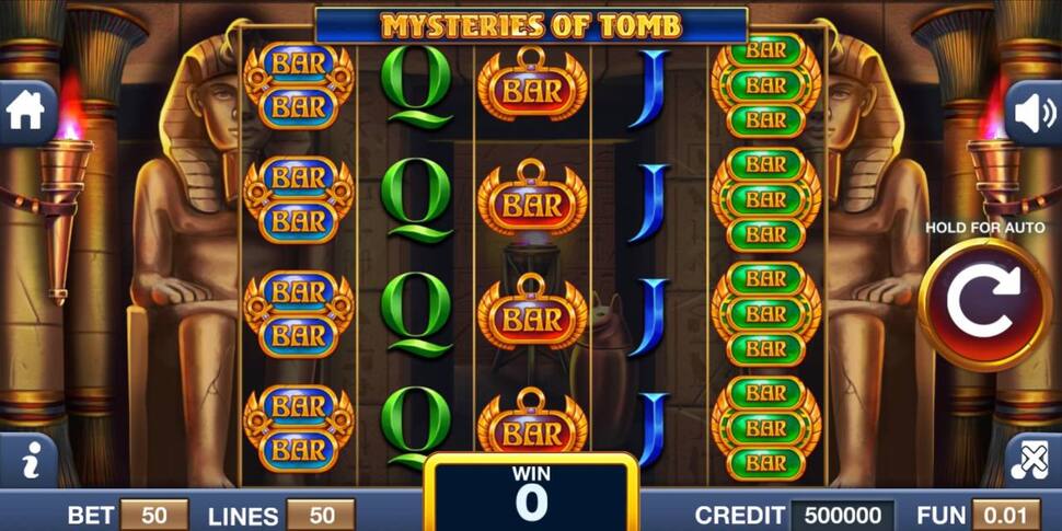 Mysteries of tomb slot mobile
