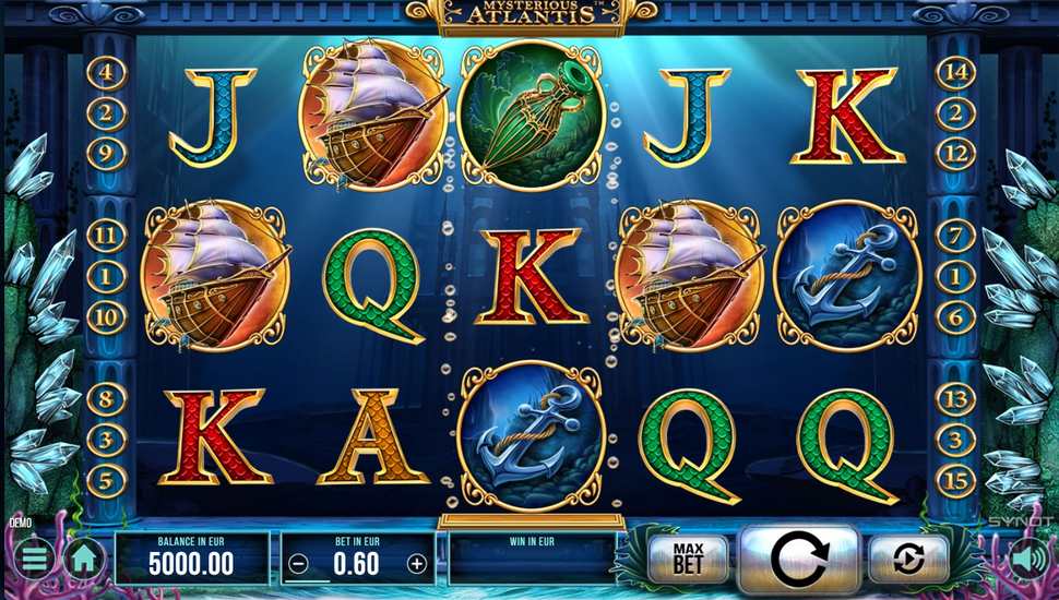 Mysterious Atlantis Slot - Review, Free & Demo Play preview