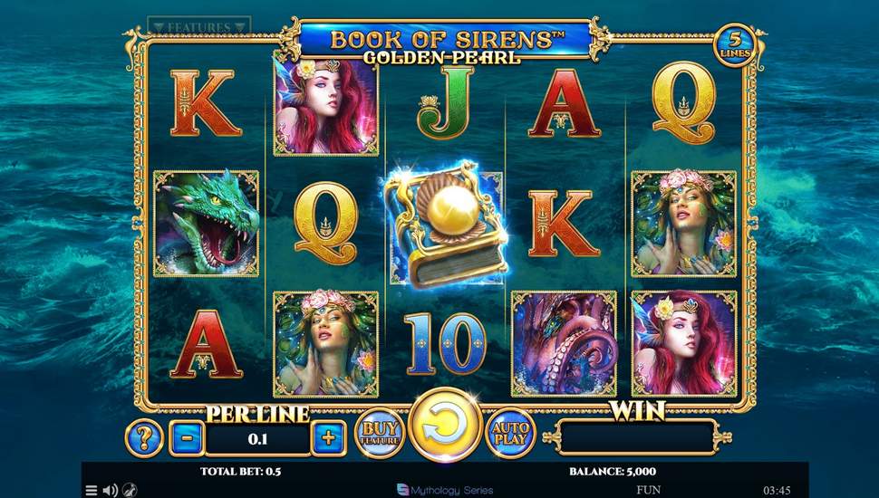 Mythology Series: Book Of Sirens Golden Pearl Slot - Review, Free & Demo Play