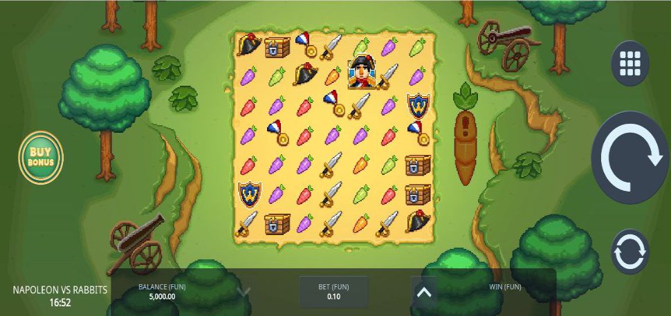 Napoleon vs rabbits slot mobile