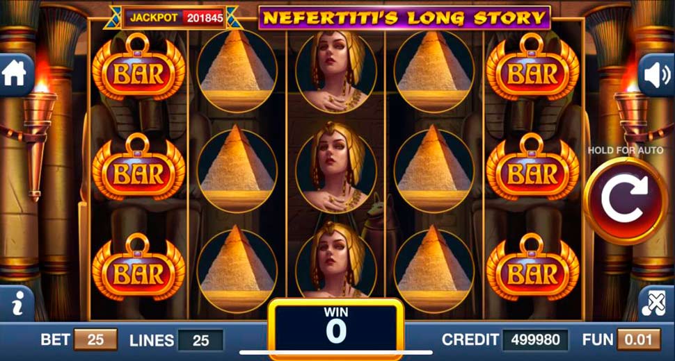 Nefertiti's Long Story slot mobile