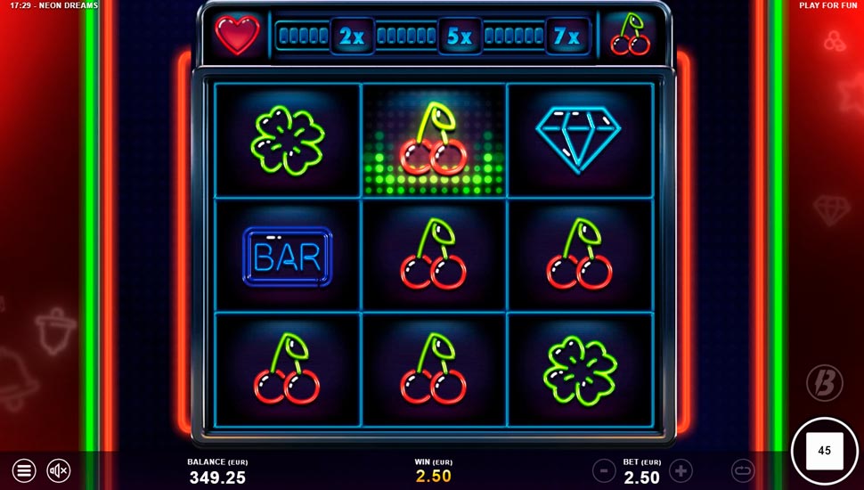 Neon dreams slot - bonus