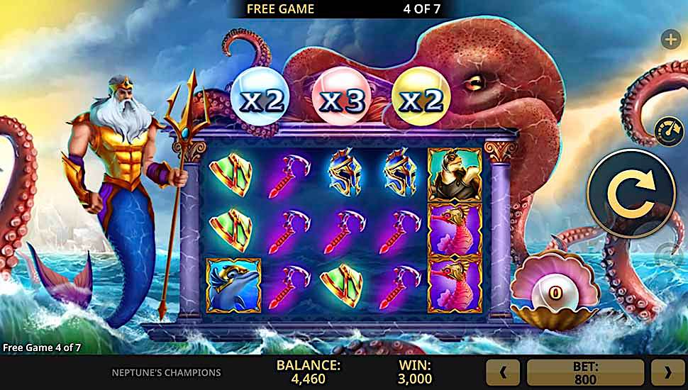 Neptune-s Champions slot free spins