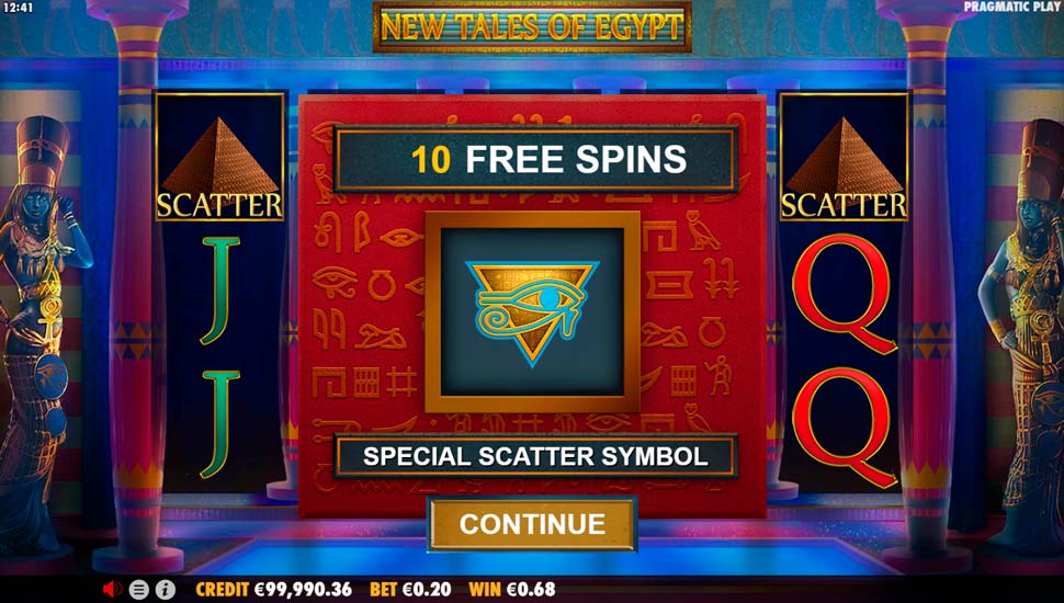 New tales of egypt slot Free Spins