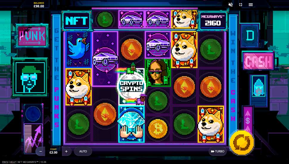 NFT Megaways Slot - Review, Free & Demo Play