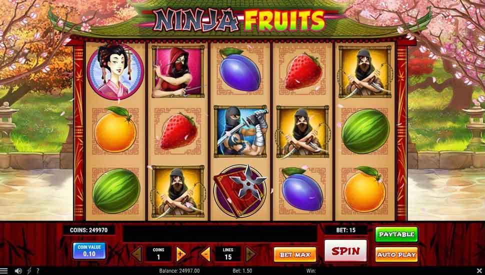 Ninja Fruits slot mobile