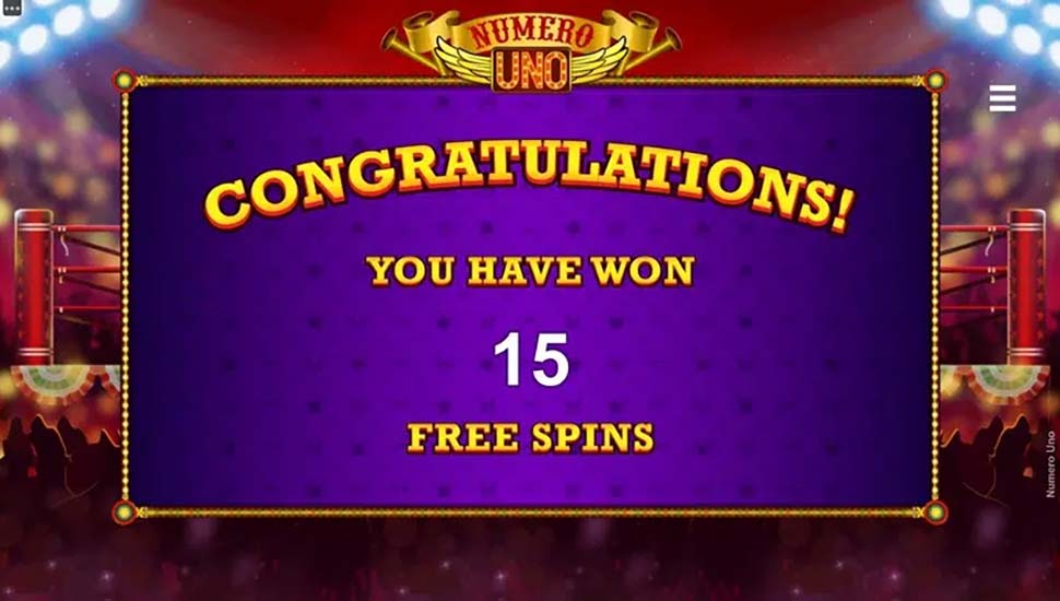 Numero Uno Online Slot  Free Spins + Wild Showdown