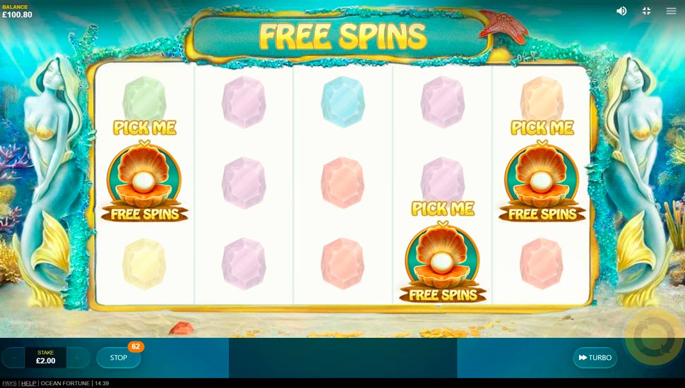 Ocean Fortune slot Free Spins Feature