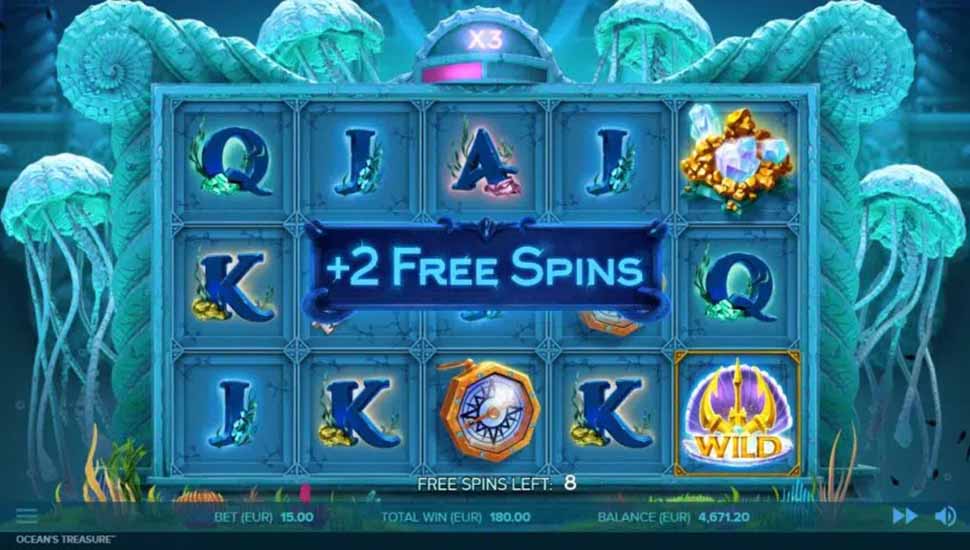 Ocean's Treasure slot free spins