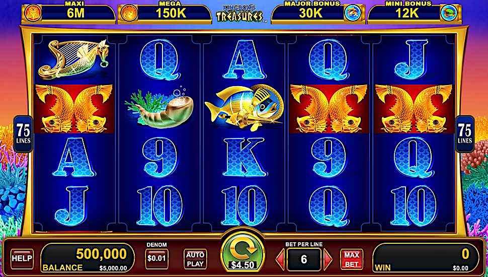 Ocean Spin Kingdom's Treasures Slot Review | Free Play