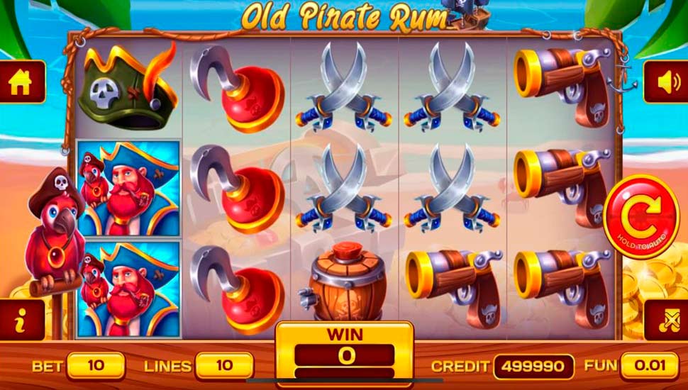 Old pirate Rum slot mobile