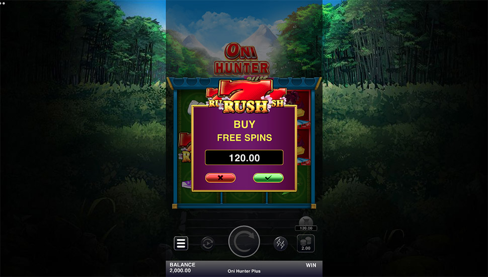Oni Hunter Plus slot machine