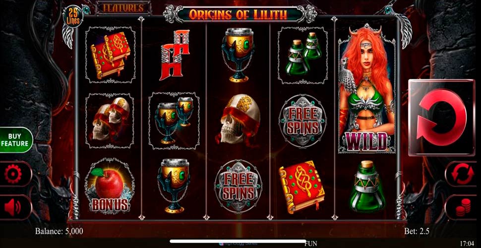 Origins Of Lilith slot mobile