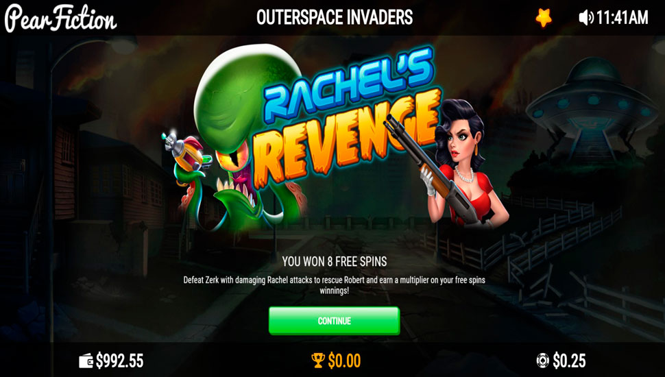 Outerspace invaders slot - Free Spins