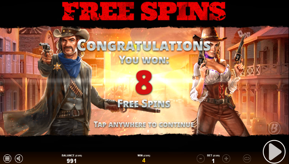 Outlaws slot - Free Spins