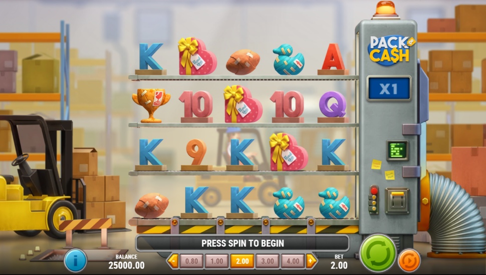 Pack & Cash Slot by Play'n GO
