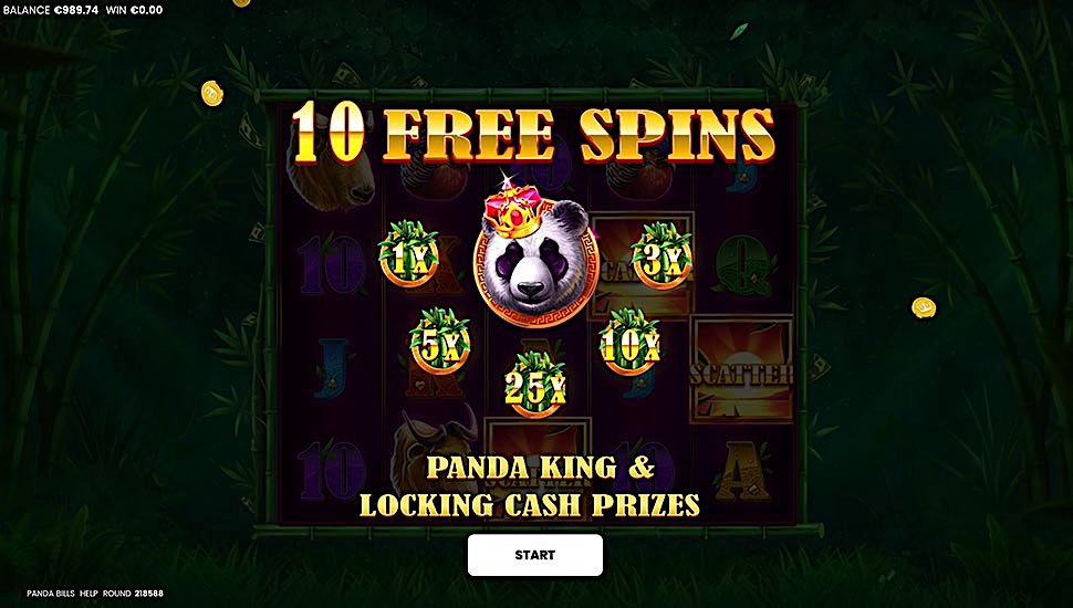Panda Bills slot free spins