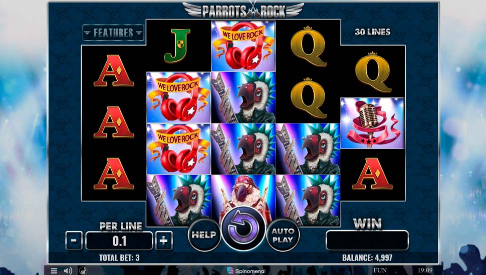 Parrots Rock Slot - Review, Free & Demo Play preview