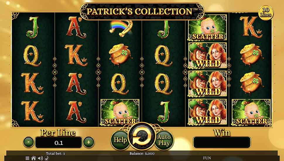 Patrick’s Collection 10 Lines Slot - Review, Free & Demo Play
