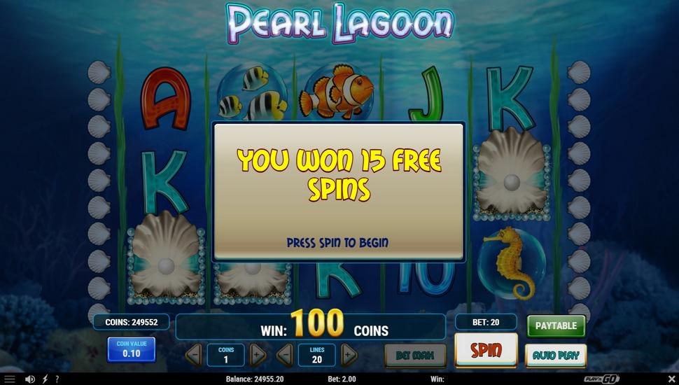 Pearl Lagoon Slot - Free Spins