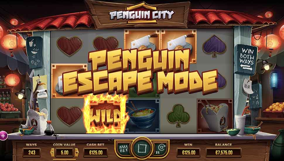 Penguin City slot The Penguin Escape Mode
