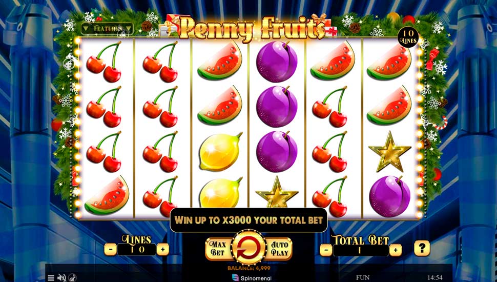 Penny Fruits Christmas Edition Slot - Review, Free & Demo Play