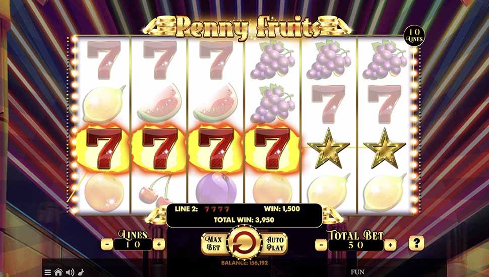 Penny Fruits slot wild win