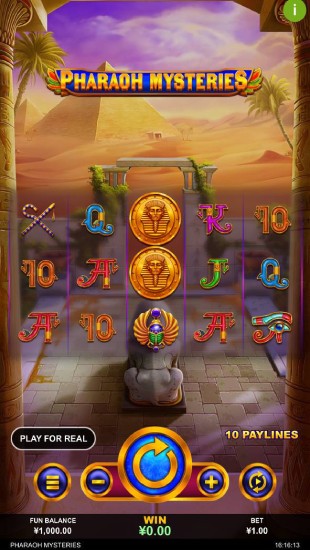 Pharaoh Mysteries slot mobile