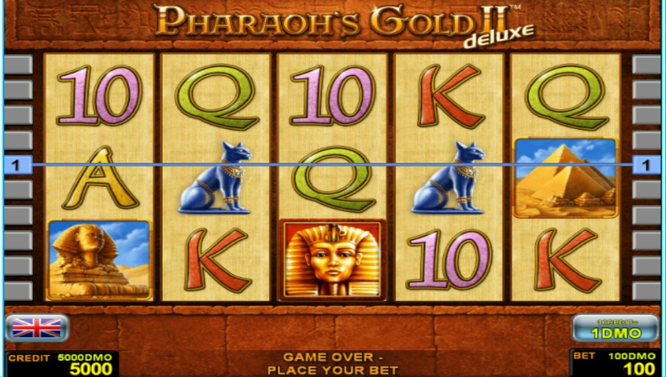 Pharaohs gold slot machine game