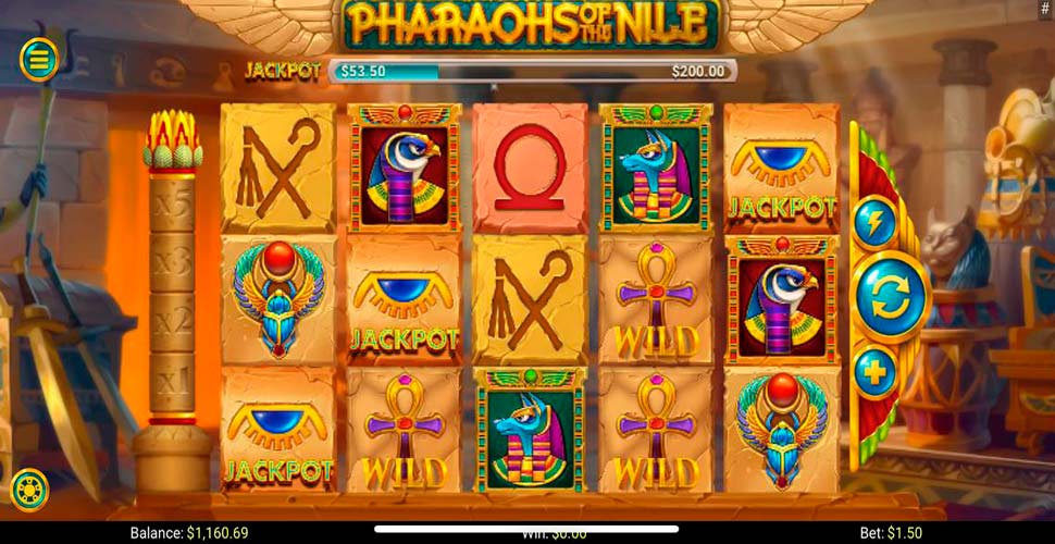 Pharaohs of the Nile slot mobile