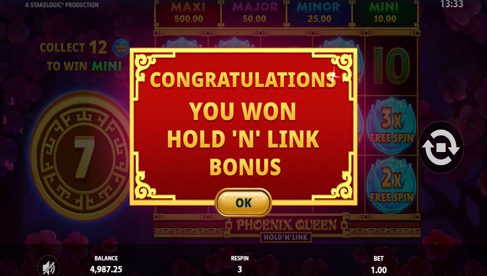 Phoenix Queen: Hold ‘n’ Link Slot - Hold 'n' Link