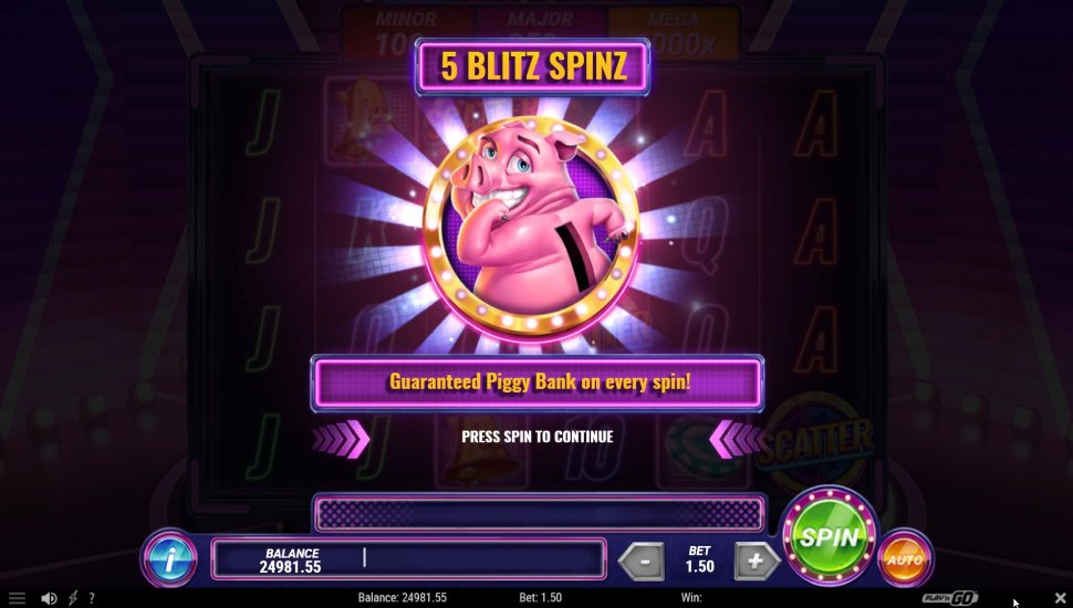 Piggy Blitz slot - feature