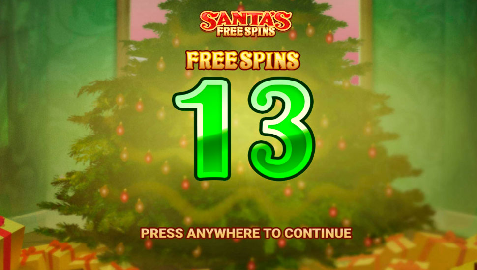 Piles of Presents slot Santa's Free Spins