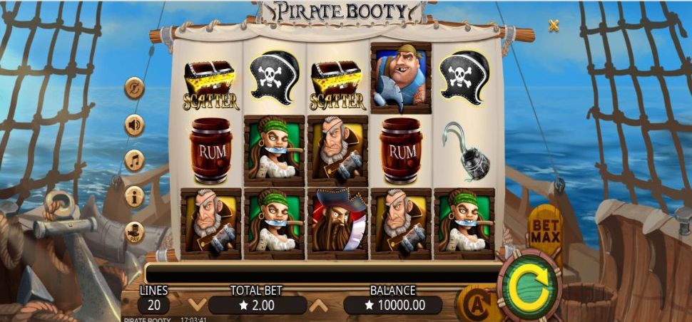Pirate booty slot mobile