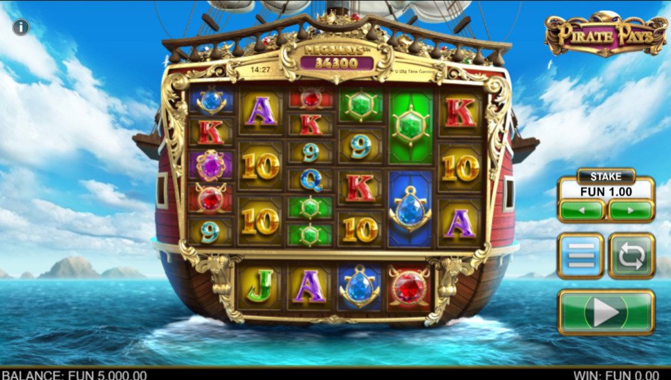 Pirate Pays Megaways Slot preview