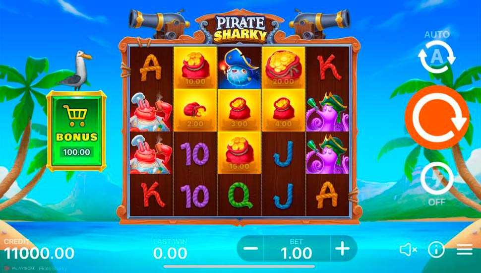 Pirate sharky slot mobile