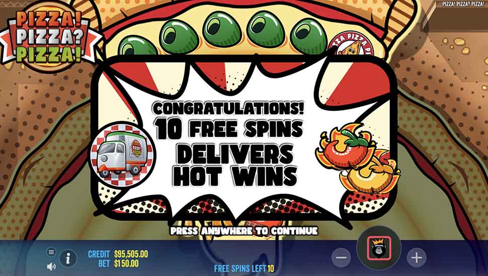 Pizza Pizza Pizza slot free spins