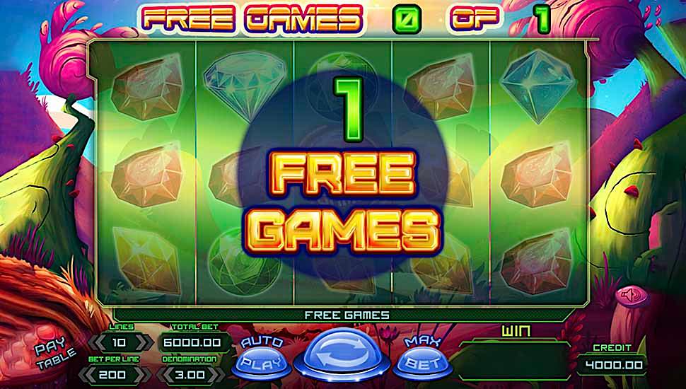 Planet Rocks slot Collect Free Game