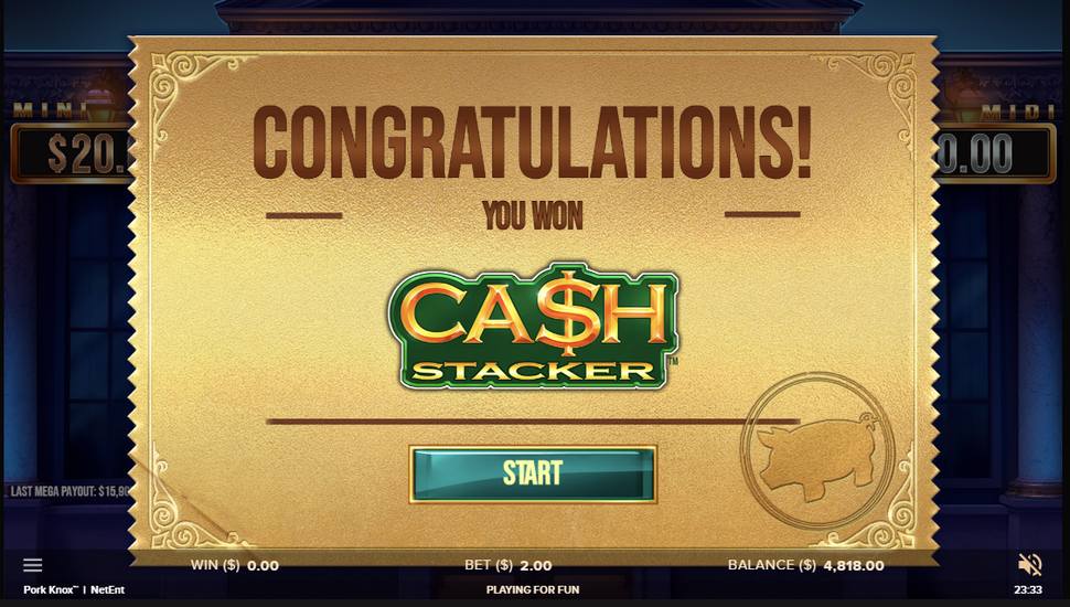 Pork Knox Slot - Cash Stacker