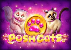 Posh Cats Slot Logo